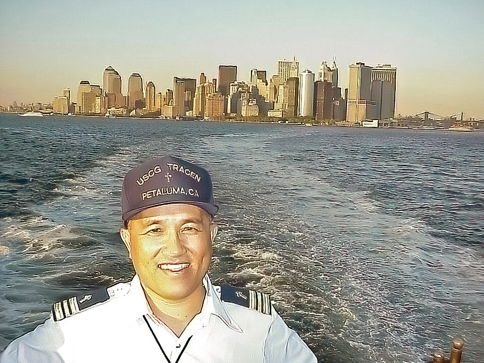 After a full day of ministry at Ground Zero, I (Don Biadog) rode on September 26, 2001, a USCG cutter on my way back to Staten Island, NY.